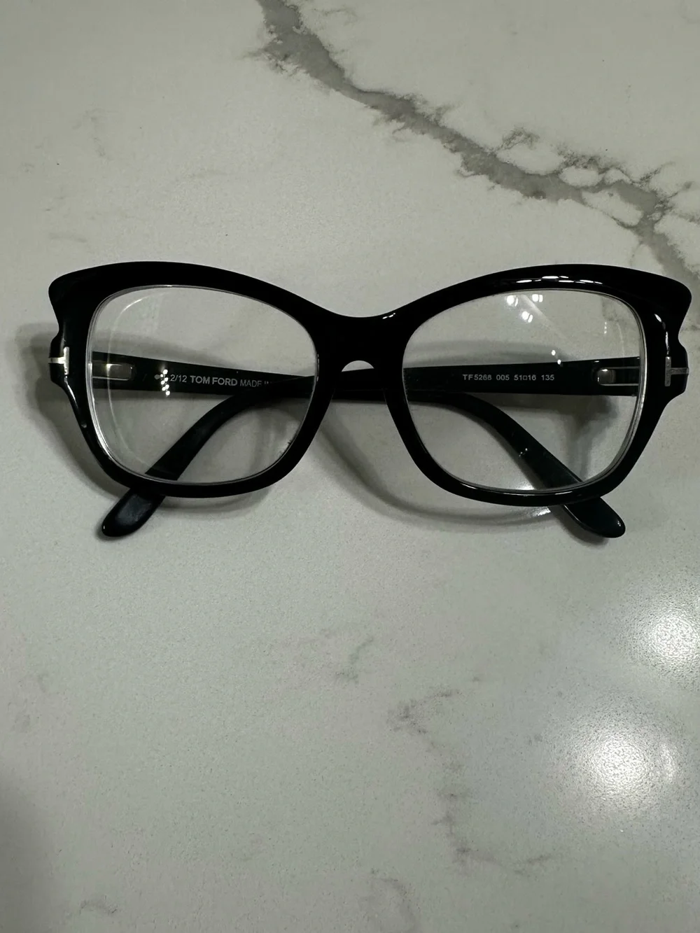 Tom Ford Black Cat-Eye Women's Glasses